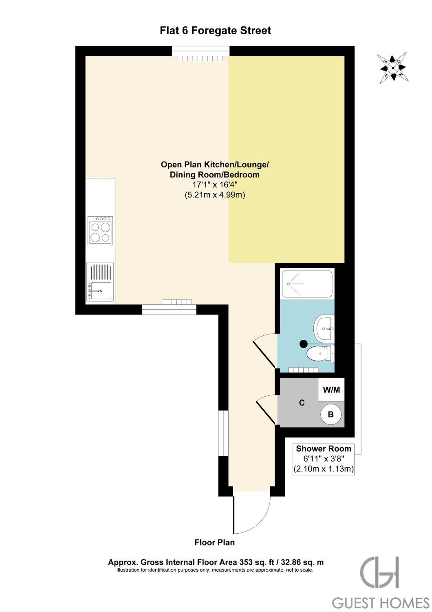 Whiskawaystays Foregate Studio No 6 伍斯特 外观 照片